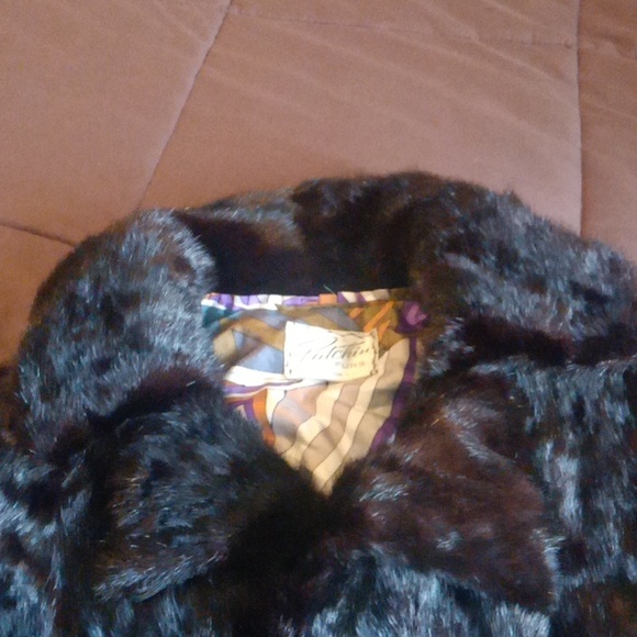 Vintage Dark Fur Coat - Picture 6 of 12